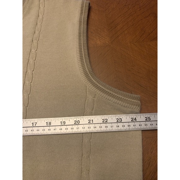 Vintage Arnold Palmer Sweater Vest Men's‎ XL Beige Golf Grandpa Core Retro - Picture 8 of 10